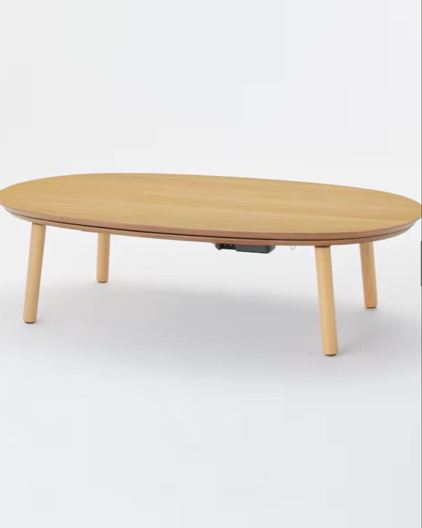 MUJI 無印良品 楕円こたつ (大)ナチュラル MJ-KD1-N ローテーブル