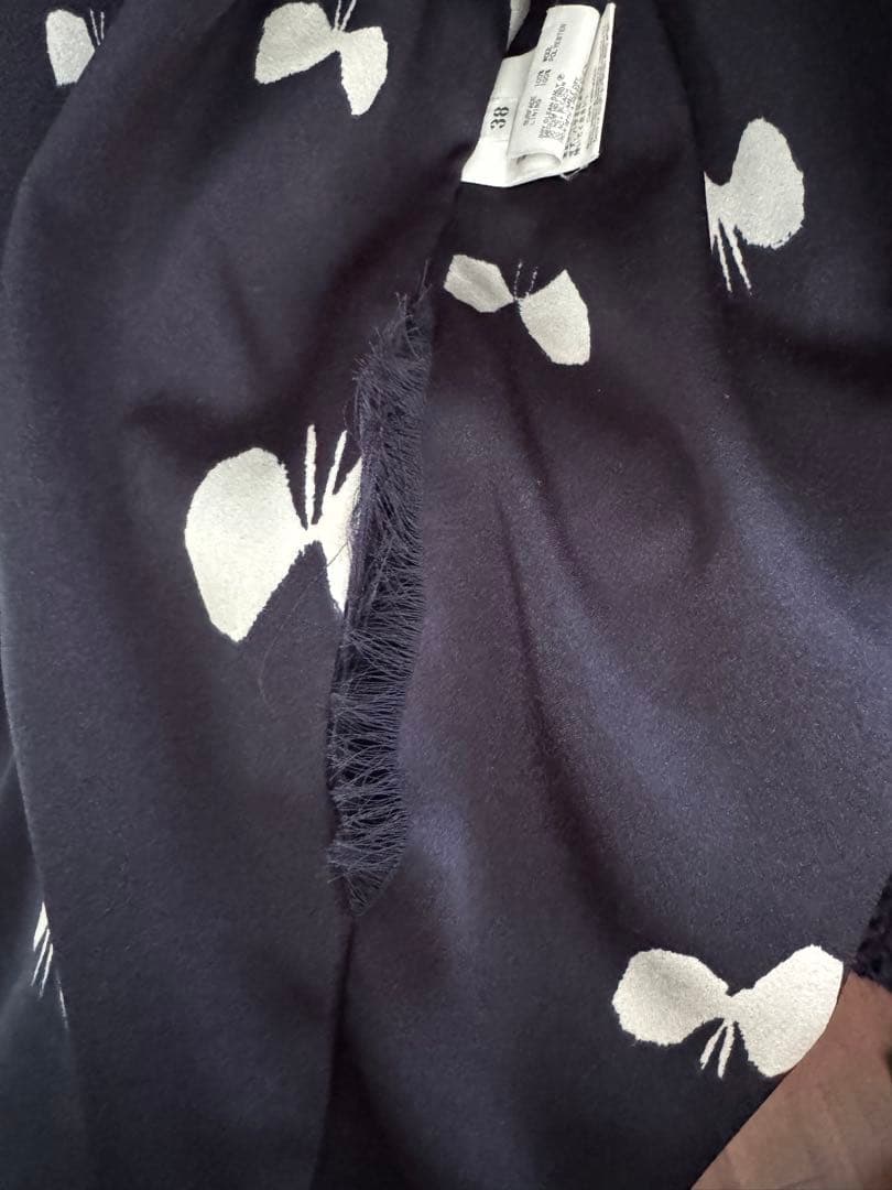 【はなこさま専用】ミナペルホネン　モヘアコート(裏地ほつれあり)