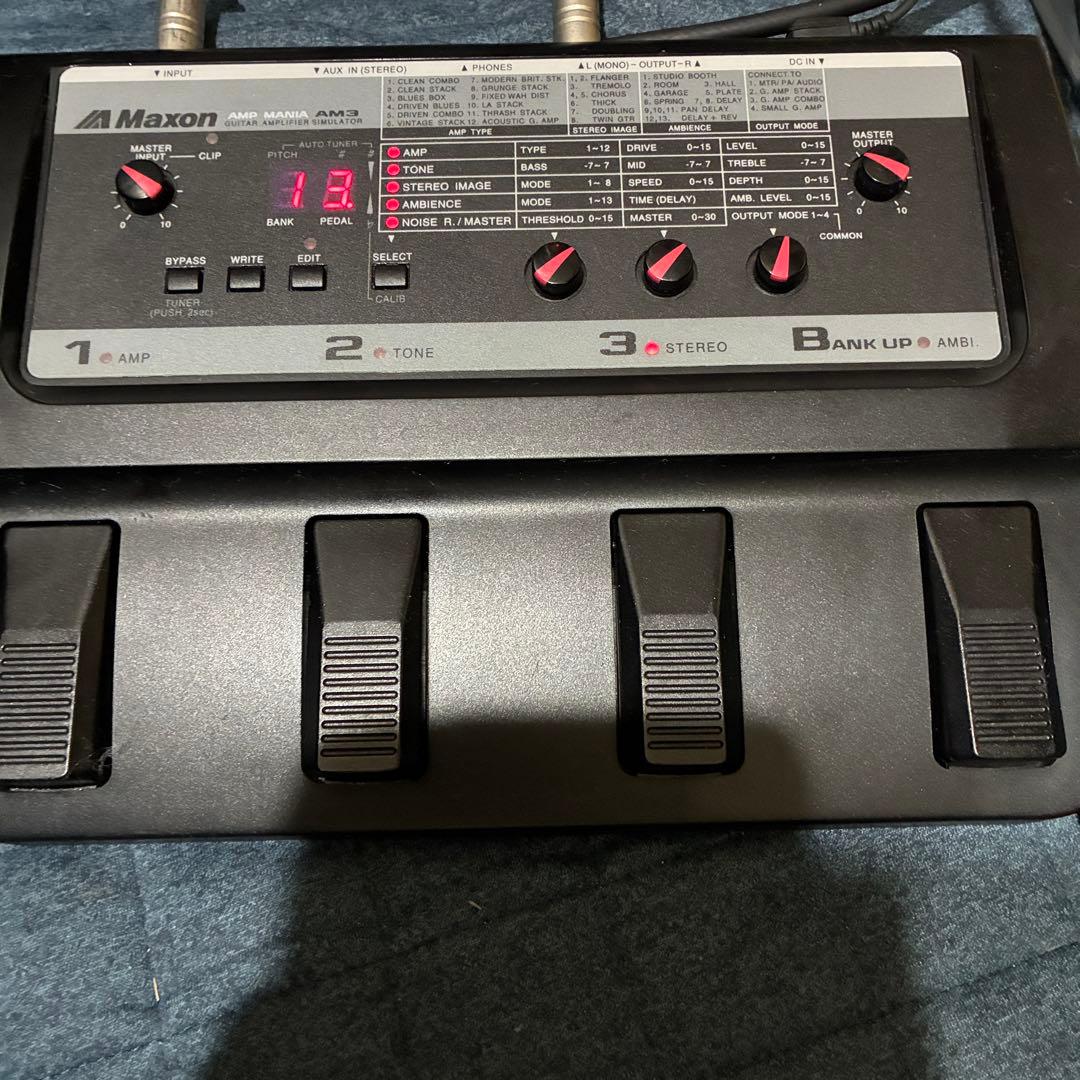 激レア　エフェクター　即発送 Maxon AM3 AMP MANIA