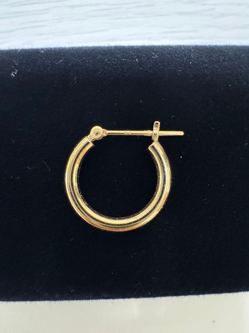 K18 ピアス フープ