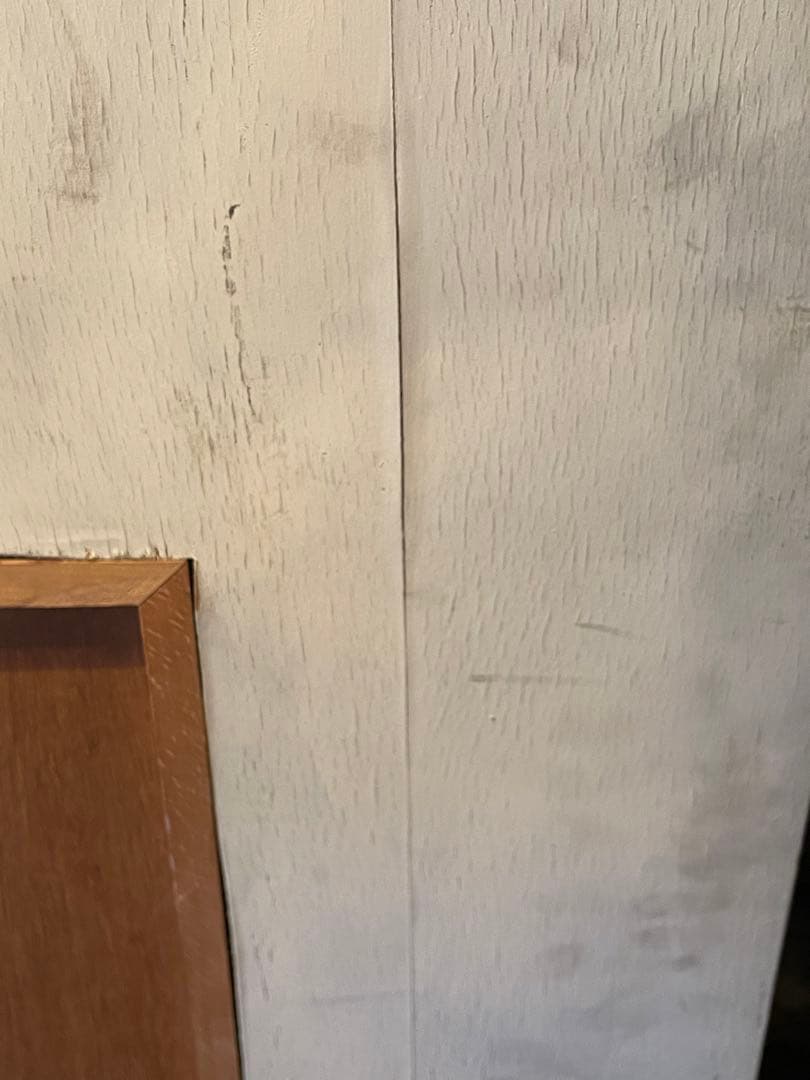 値下！スペイン製　トールペイント　大きめミラー