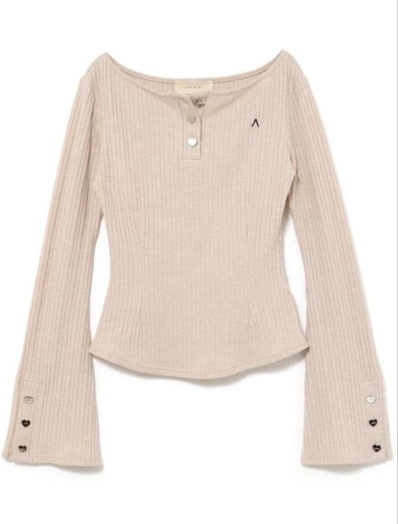 トップス andmary Dorothy heart tops