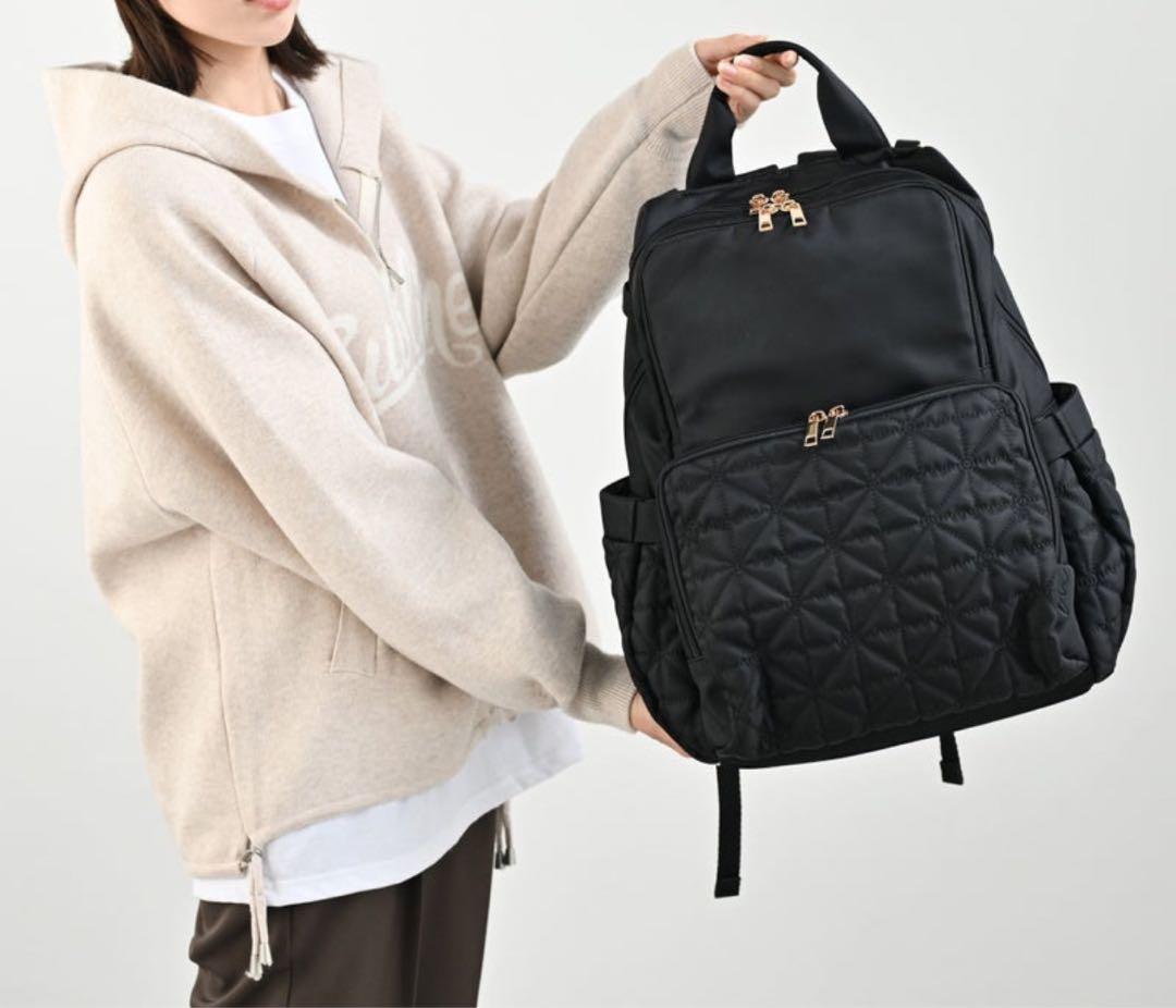 新品未使用　しまむら✖︎mumu コラボ史上最強リュック　ブラック