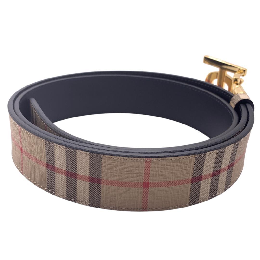 美品★Burberry　バーバリー　ベルト　リバーシブル101-111cm