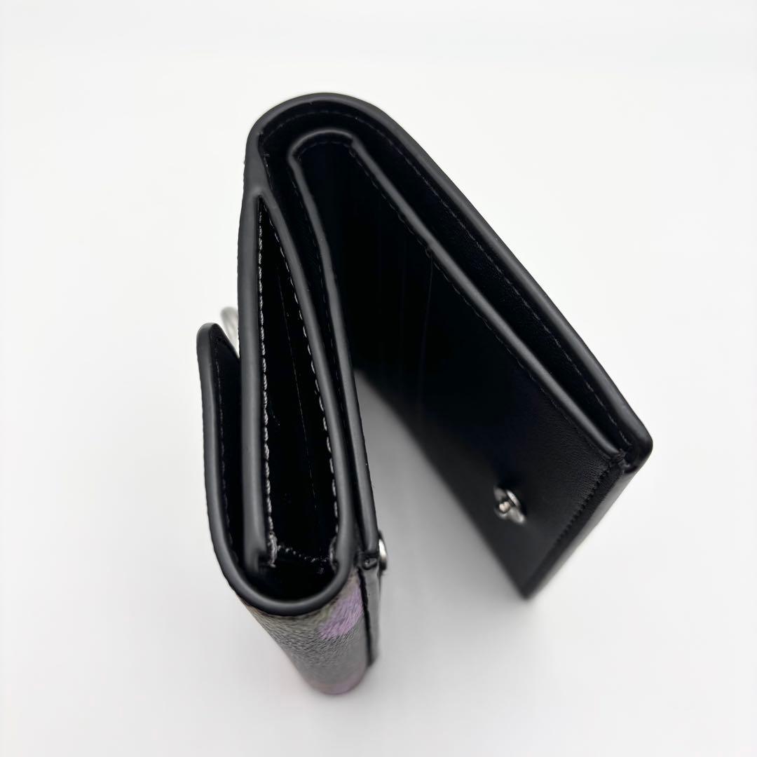 【COACH☆新品】スモール モーガン ウォレット・シグネチャー ・ローズ