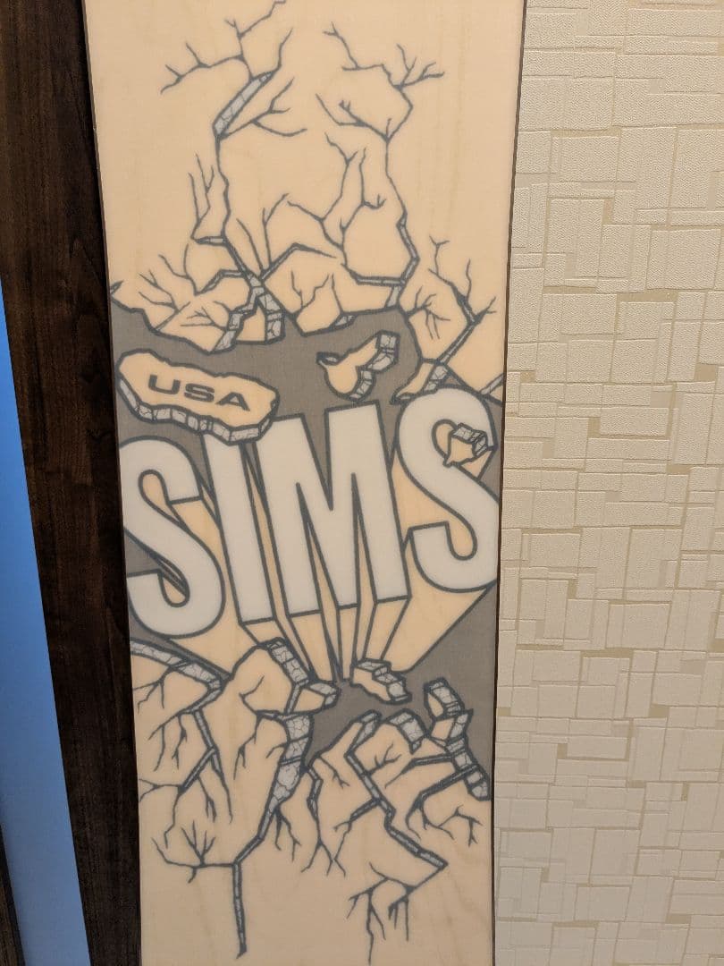 small7337 SIMS USA LOS スノーボード 1490 中古