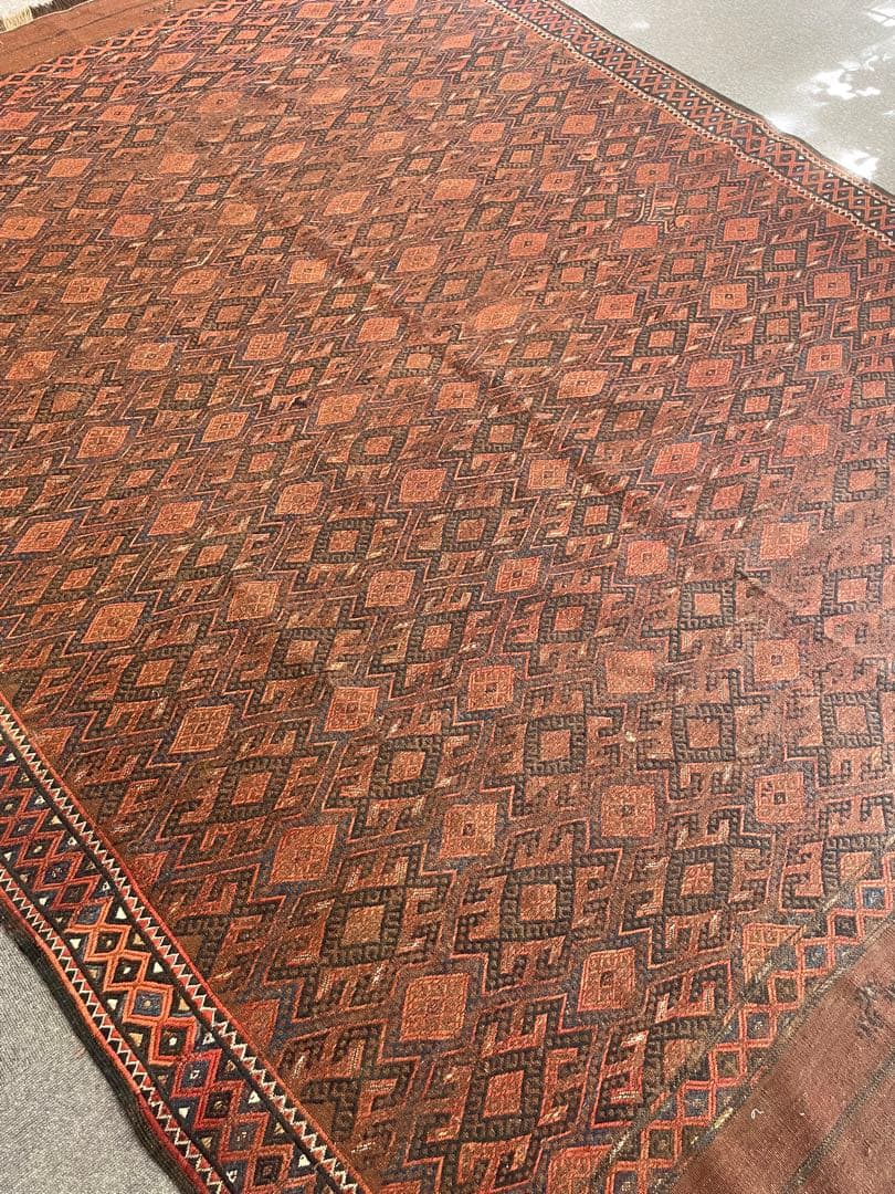 VINTAGEペルシャ手織りキリム高品質238x180cm