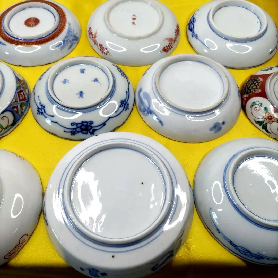 有田焼伊万里焼古伊万里大聖寺伊万里九谷焼古九谷豆皿小皿4寸皿10客アソートセット