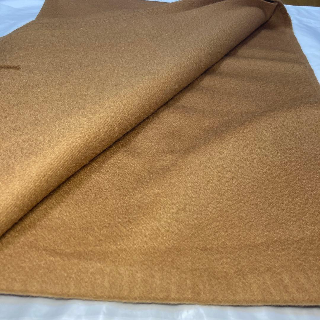 美品 ジョンストンズ カシミヤ100％ 大判ストール ダークキャメル