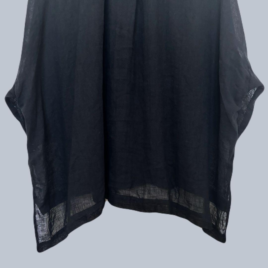 nest Robe リネンガーゼルーズスクエアシャツ