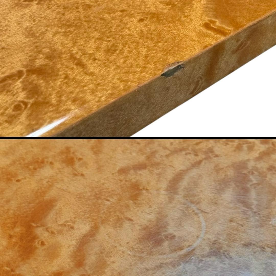 【最高級】 ＩＤＣ大塚 バーズアイ ダイニングテーブル スプレンダー 鳥目杢