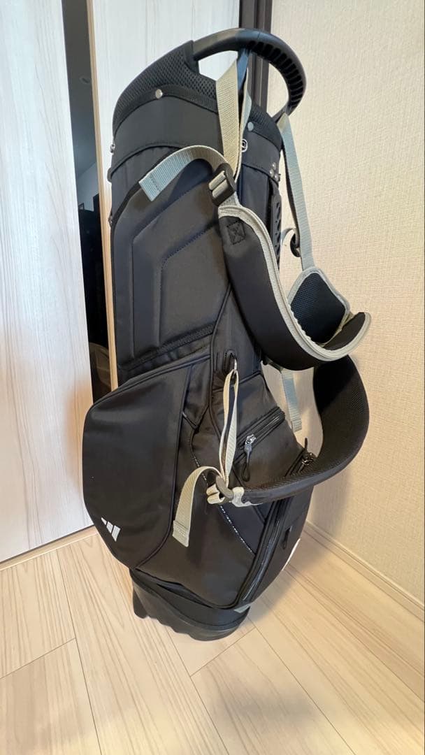 adidasブラック キャディバッグ
