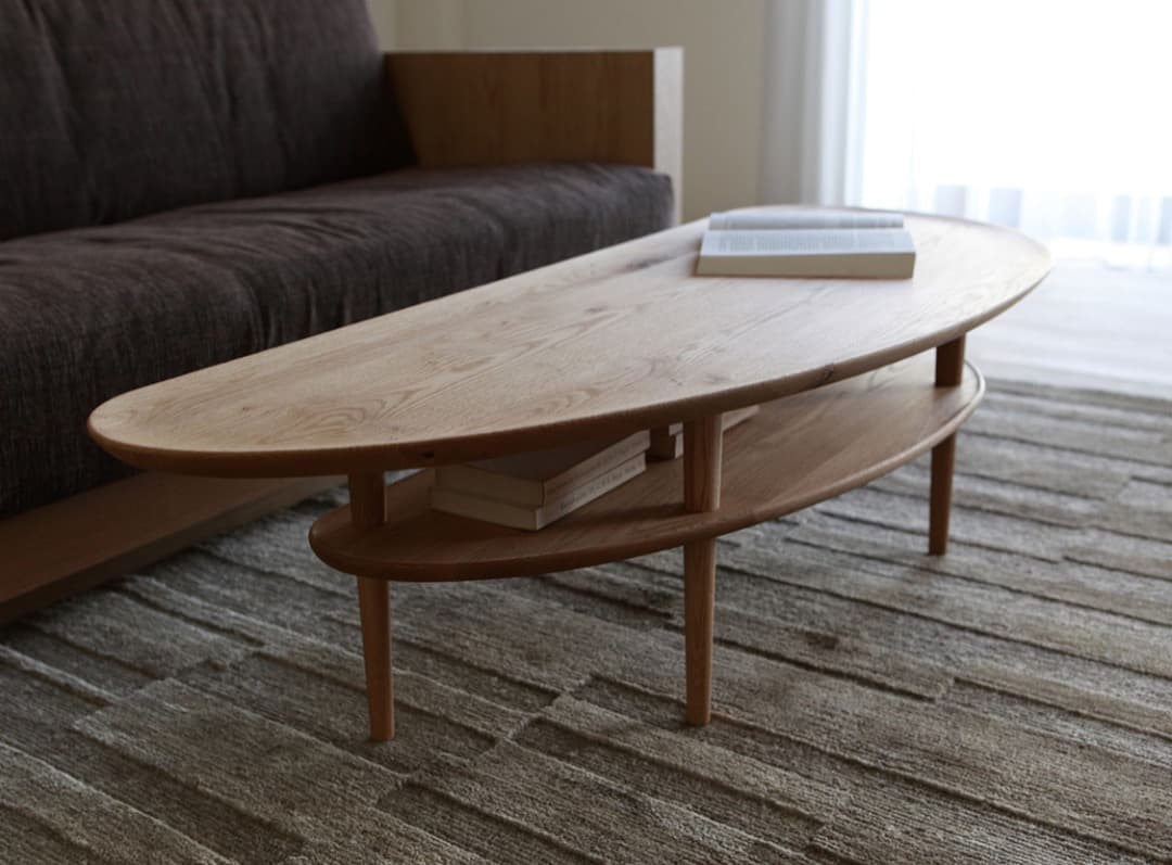 HIRASHIMA（ヒラシマ）Bean Table（ビーンテーブル）オーク