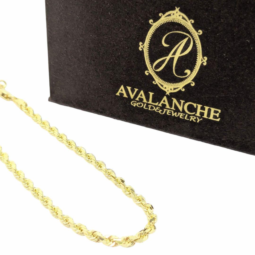 AVALANCHE アバランチ 10K パイプロープチェーン ブレスレット