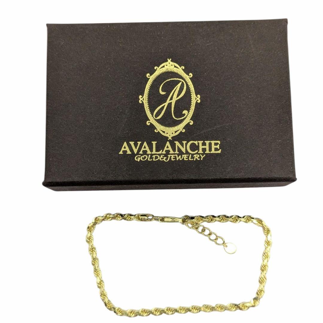 AVALANCHE アバランチ 10K パイプロープチェーン ブレスレット