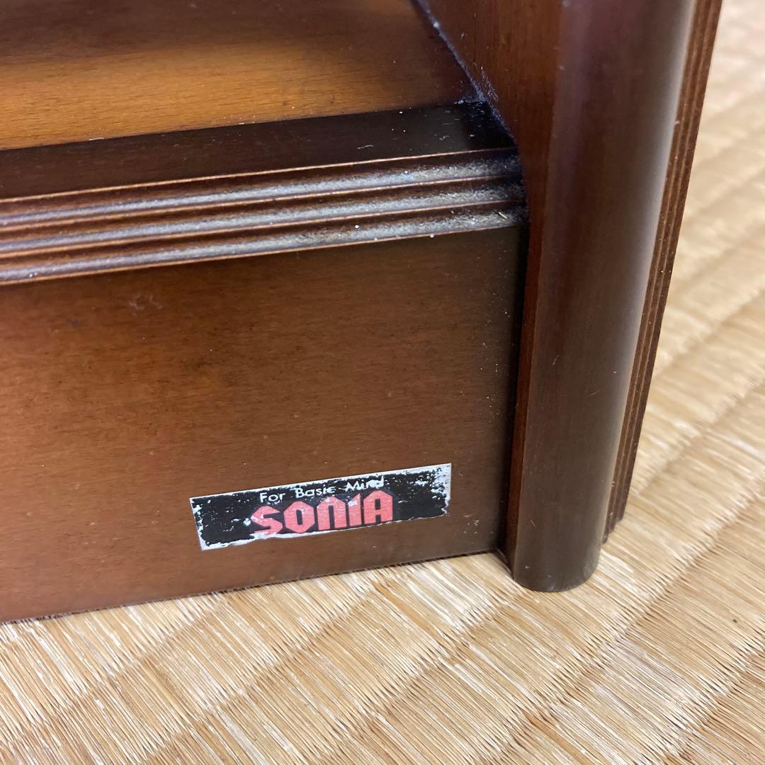 SONIA スリッパラック 棚　木製　小物入れ　引き出し付き　北欧　玄関収納