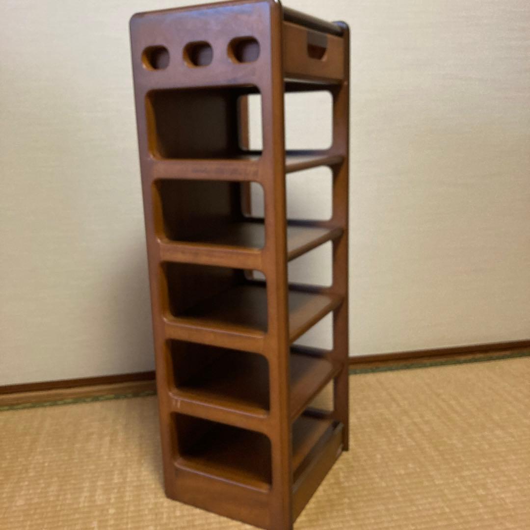 SONIA スリッパラック 棚　木製　小物入れ　引き出し付き　北欧　玄関収納