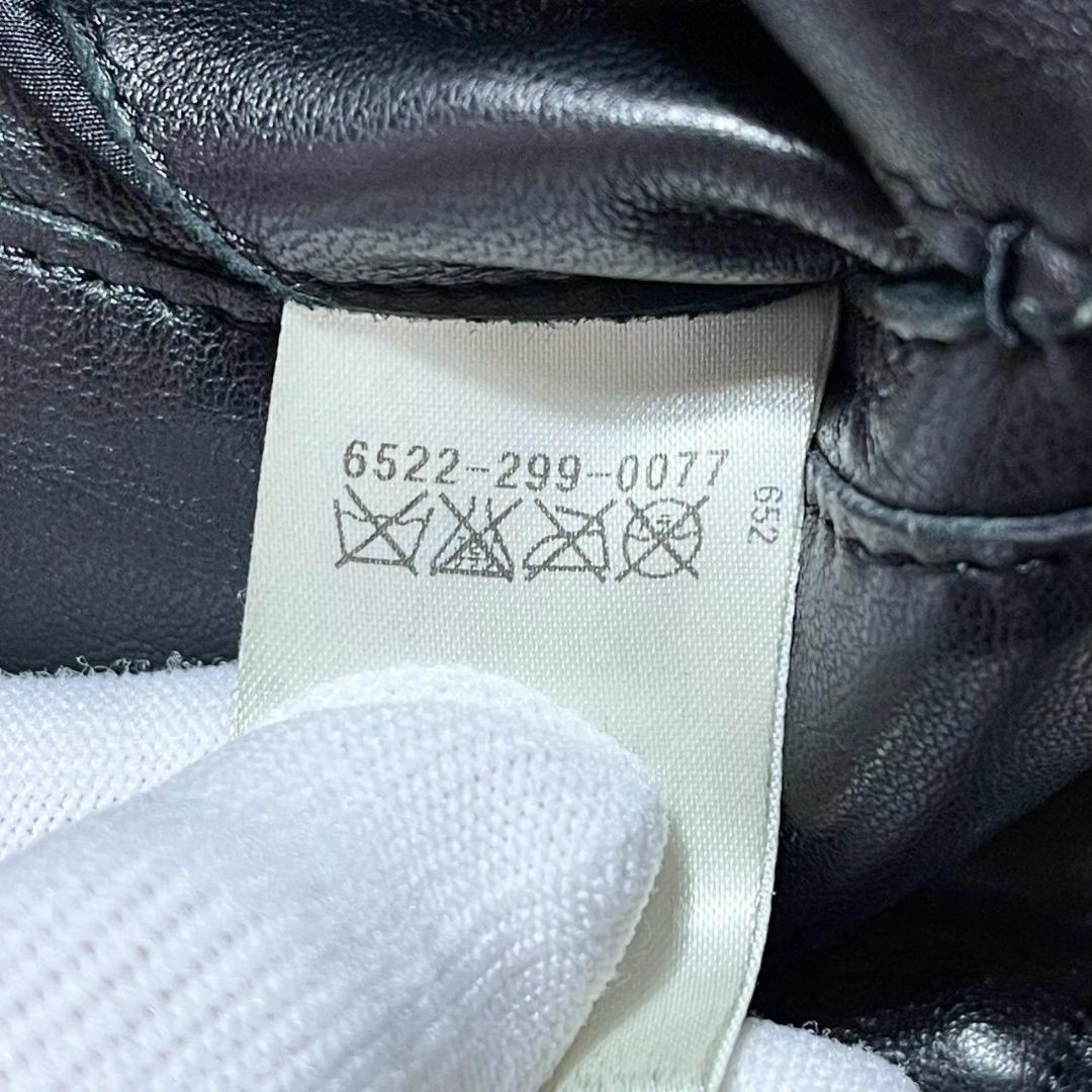 ドゥロワー ブルゾン 羊革 ラムレザー ブラック Ｍサイズ