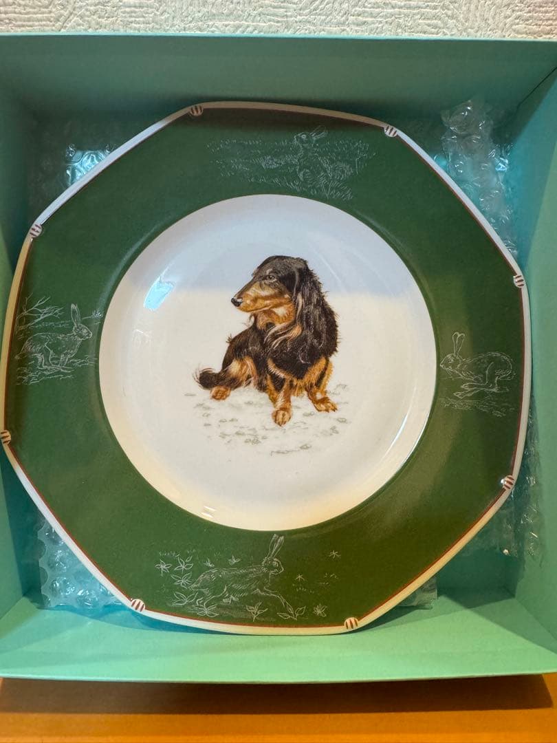 エルメス ダックスのイラスト プレート