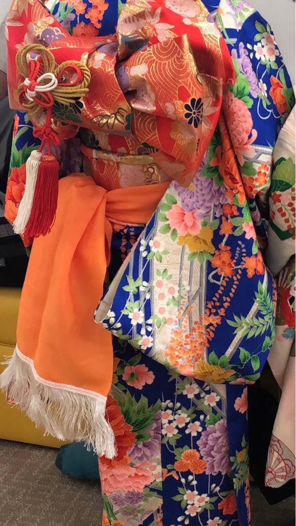 年賀セール七五三　7歳　着物　着物セット　ハーフ成人式