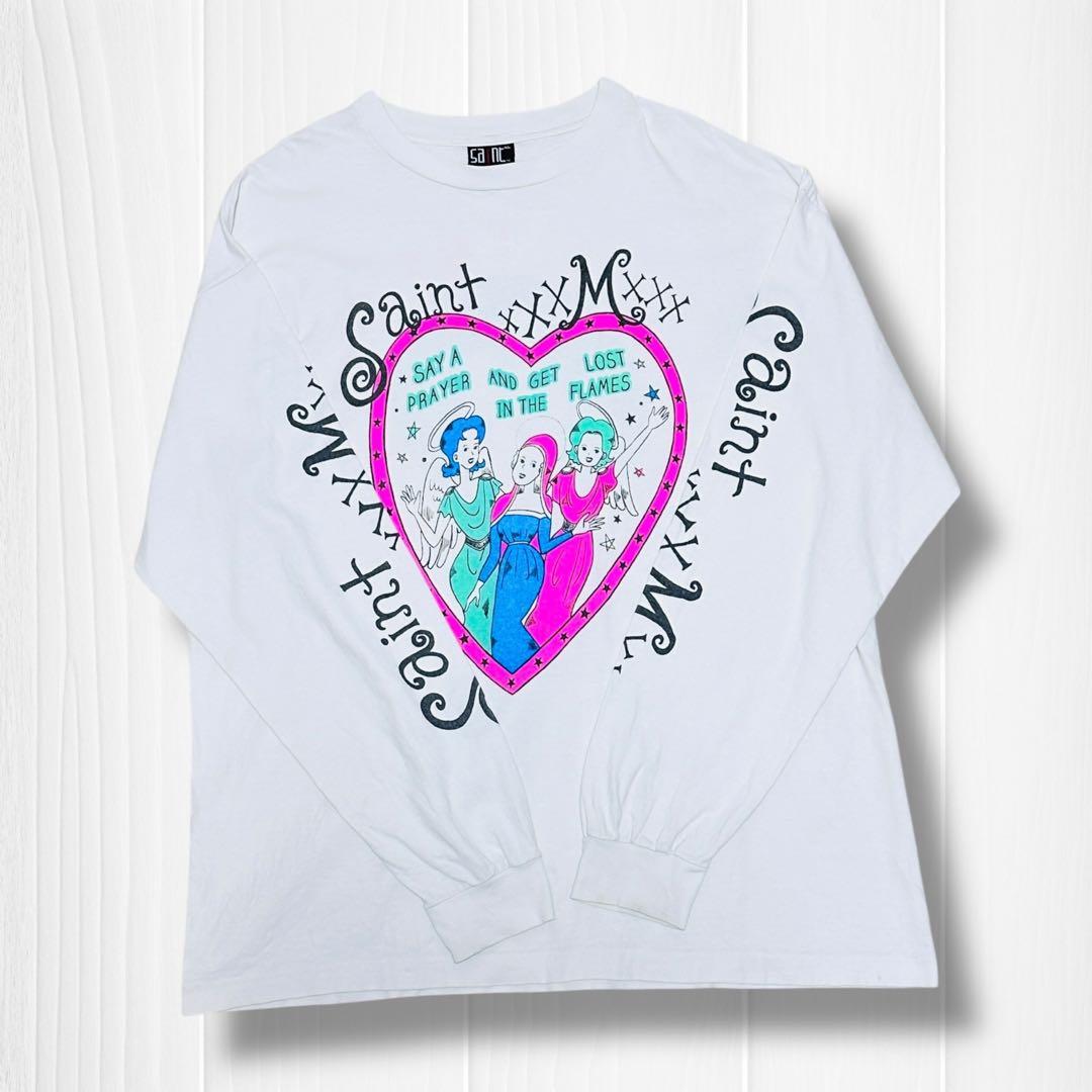 専用【24SS☆国内正規品】LS TEE PINK HEART / WHITE