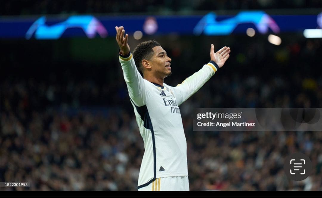 23-24レアル・マドリード 1st ベリ ンガム 長袖