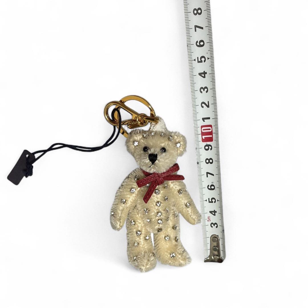 【2点セット→クマチャームのみ】PRADA イタリア製 ビーズ 箱付