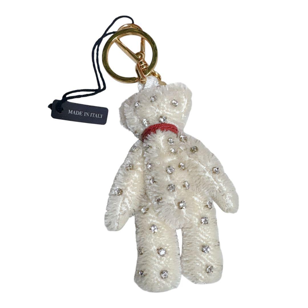 【2点セット→クマチャームのみ】PRADA イタリア製 ビーズ 箱付