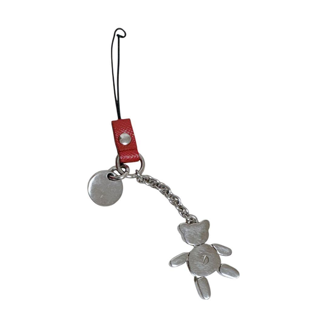 【2点セット→クマチャームのみ】PRADA イタリア製 ビーズ 箱付