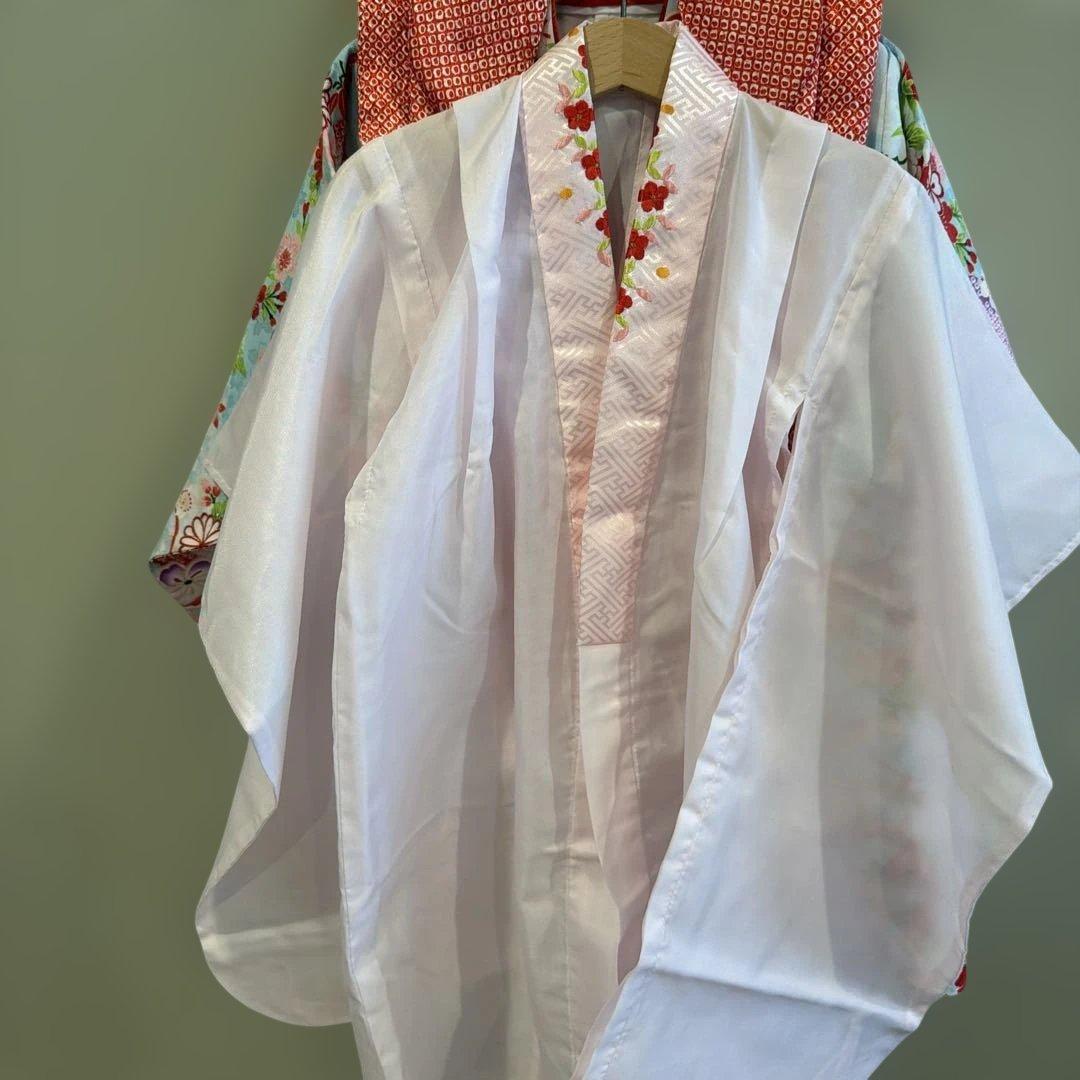 七五三用着物セット（赤・青・花柄）