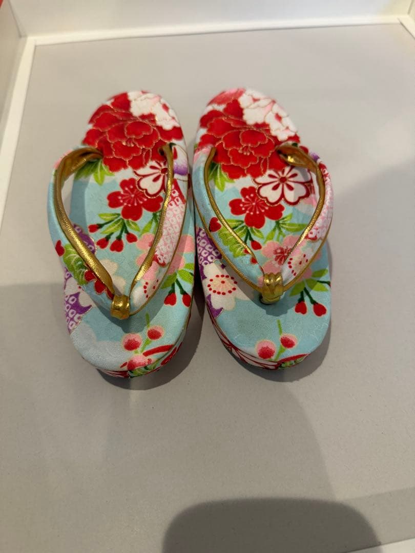 七五三用着物セット（赤・青・花柄）