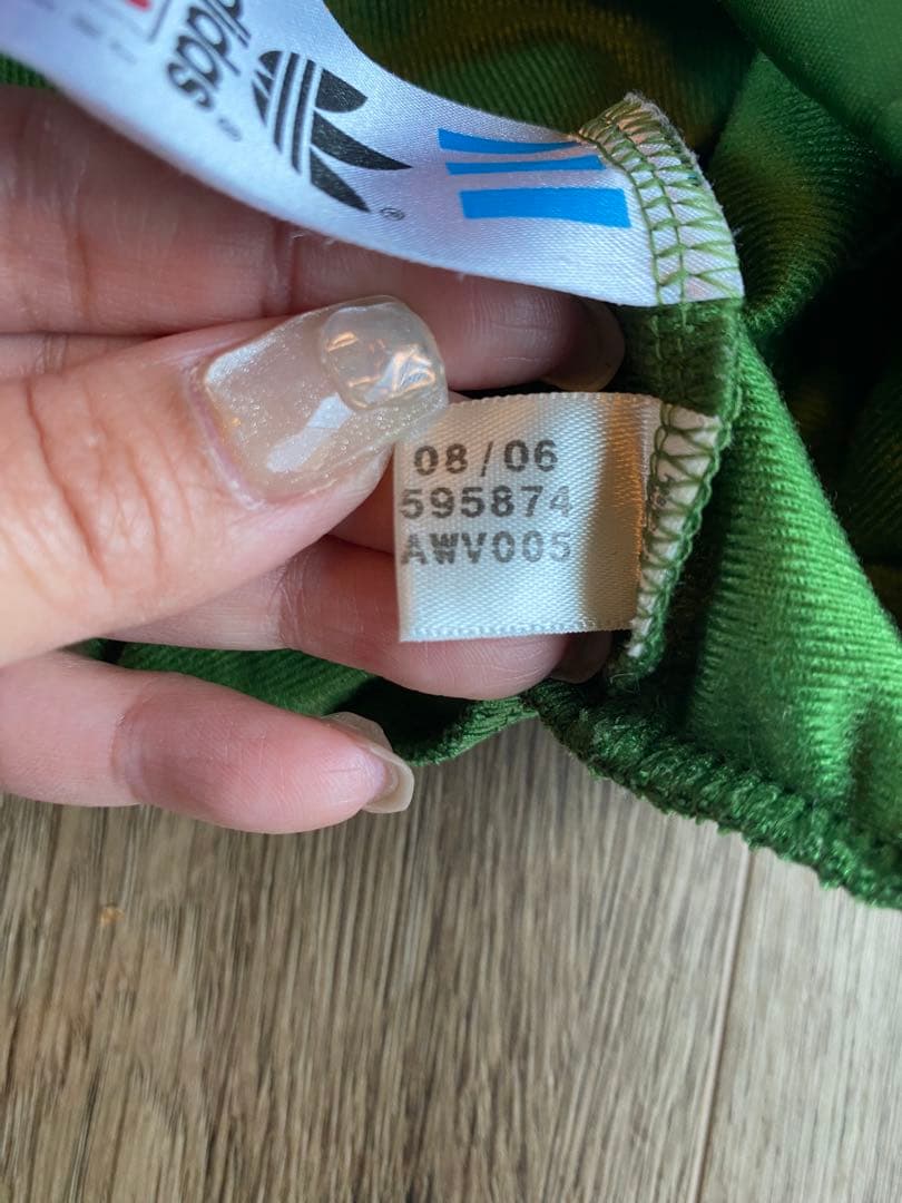 adidas グリーン ジャージ レディース Mサイズ 希少カラー