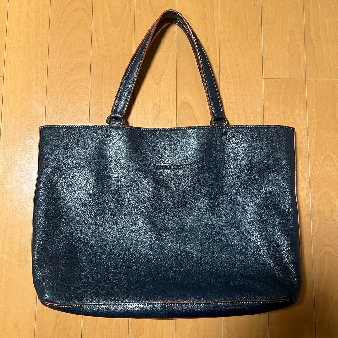 mother house マザーハウス　ネイビトートバッグ