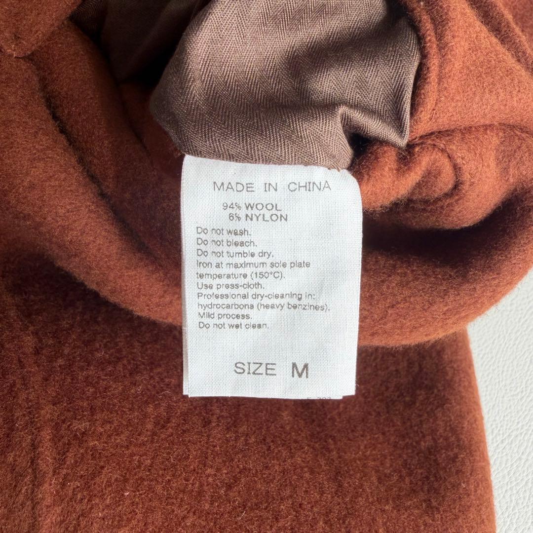 アダムエロペ　nishikawa　super120　チェスターコート　ウール