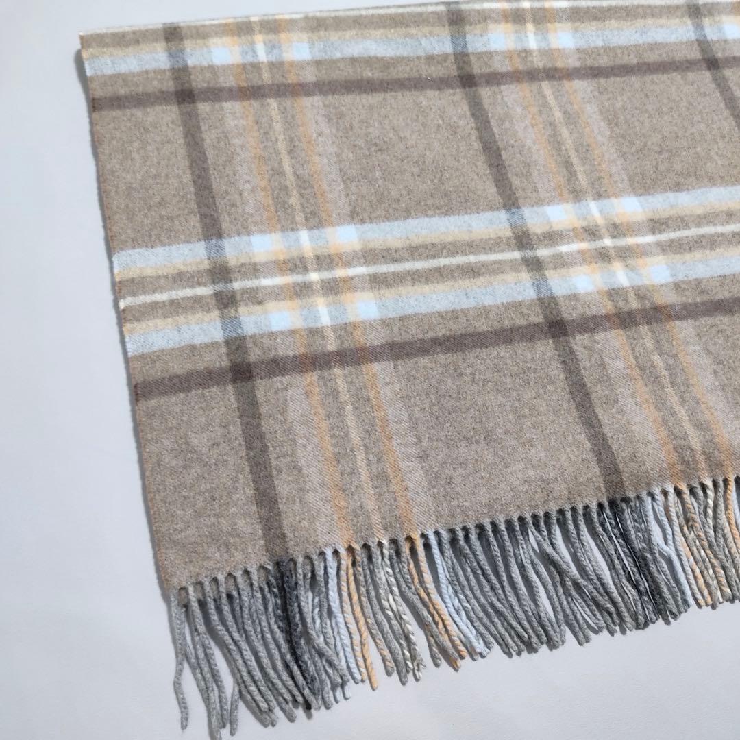 ジョンストンズ オブ エルガン 大判ストール カシミヤ100%