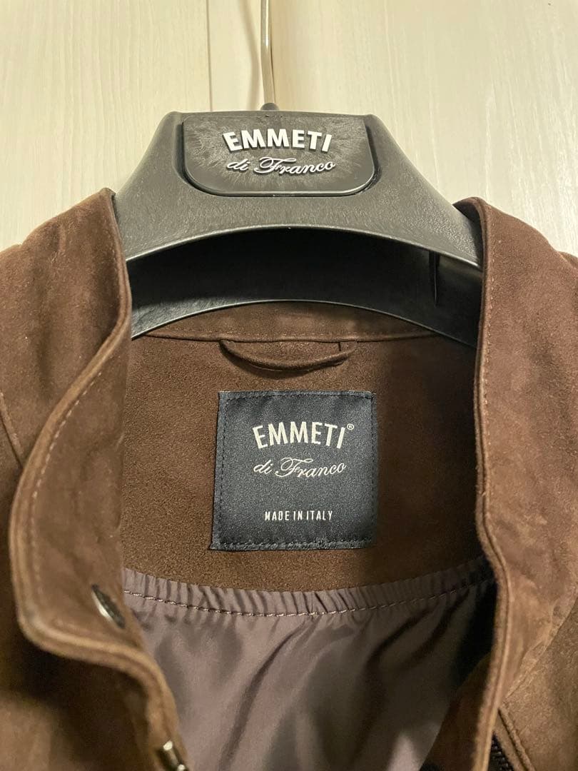 EMMETI JURI ブラウンシングルライダース46サイズ