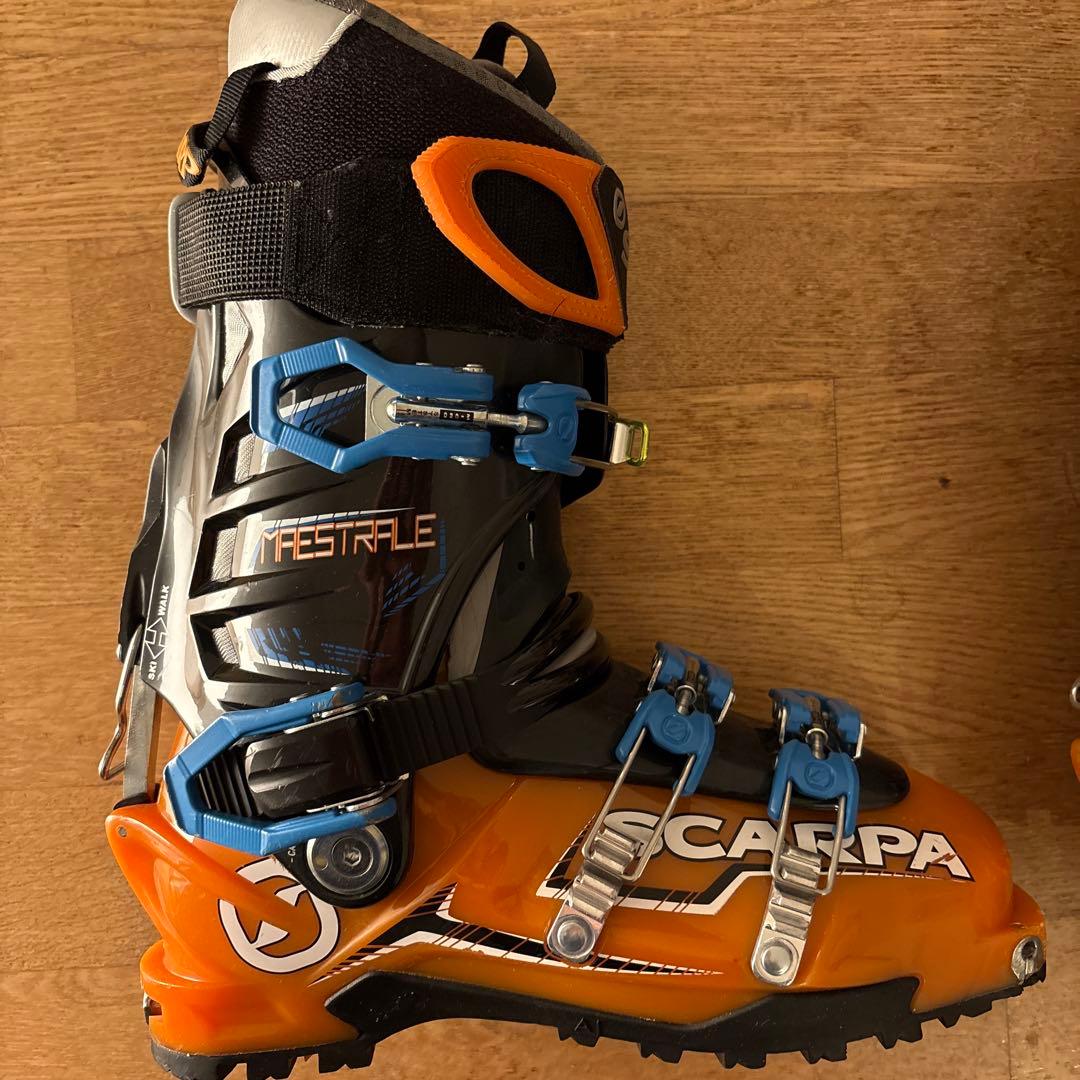 SCARPA Maestrale オレンジ/ブラック スキー ブーツ