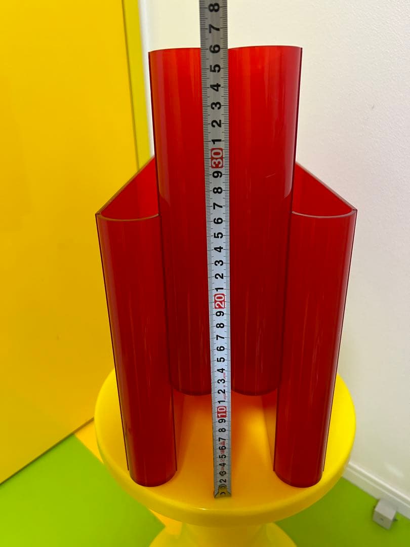 Kartell カルテル ポルタリビステ マガジンラック　オレンジレッド　家具