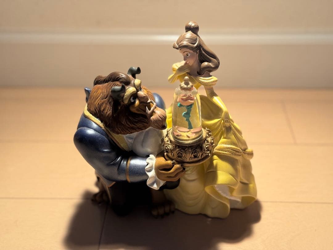 【激レア★ 海外パーク品】美女と野獣　スノードーム　スノーグローブ　オルゴール