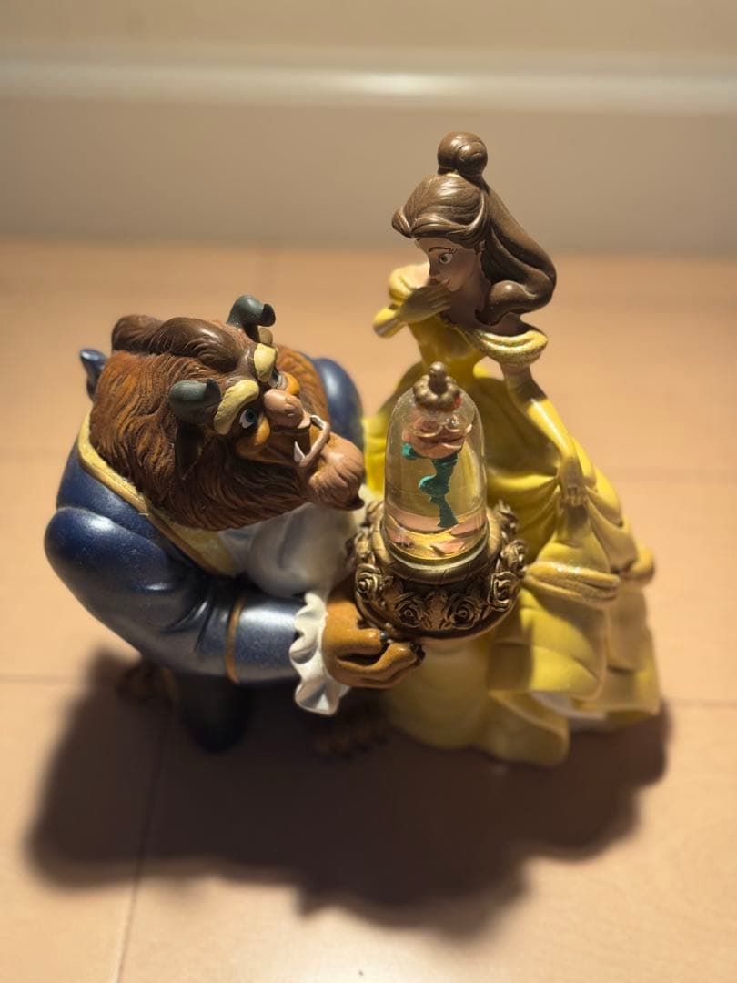 【激レア★ 海外パーク品】美女と野獣　スノードーム　スノーグローブ　オルゴール