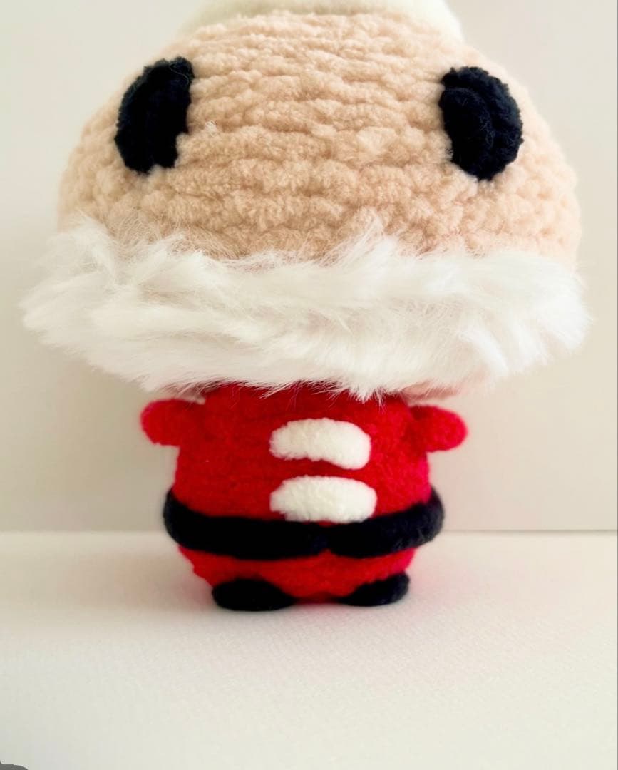 大きなサンタさんとトナカイさんの編みぐるみ