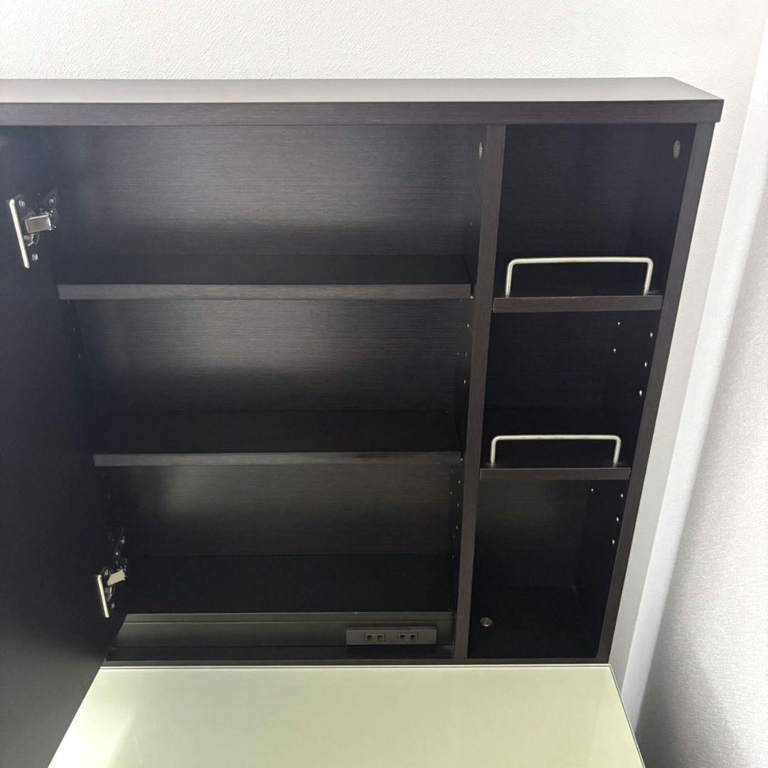 NITORI ニトリ ダークブラウン ドレッサー・鏡台 化粧台 家具 収納