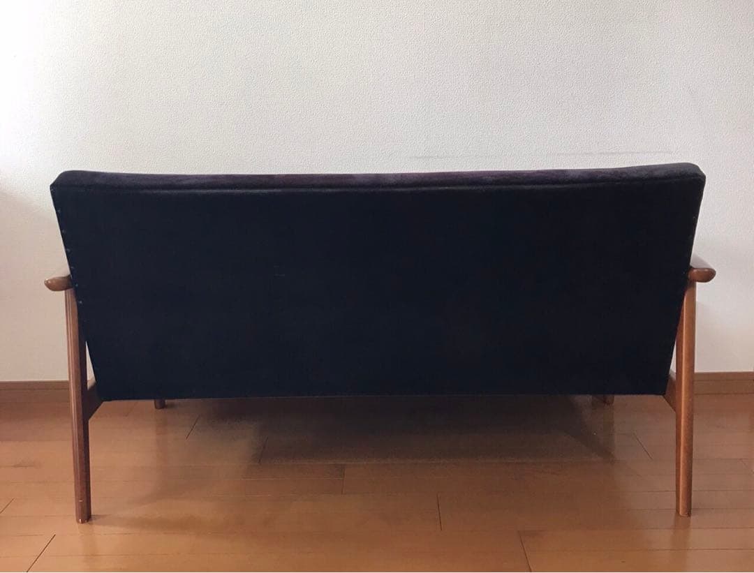 ※ジャンク※ カリモク/モケット限定色の黒 2シーター★オマケあり★