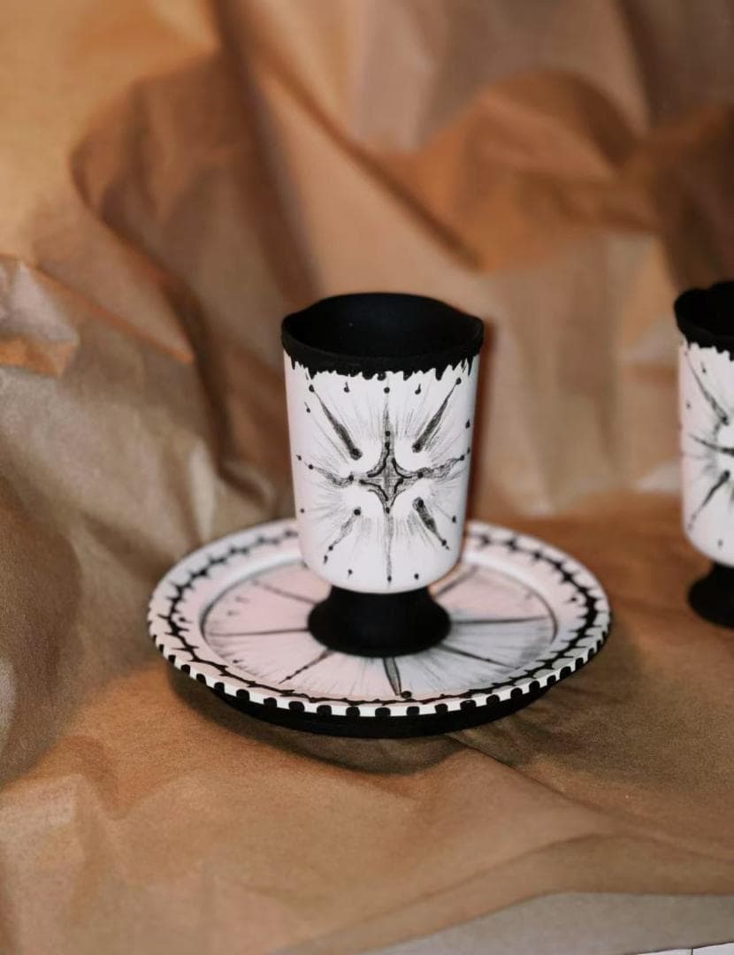 【瞬く星】小さなステムグラスキャンドル