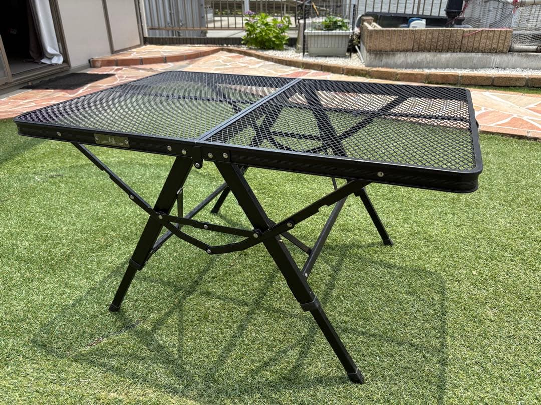 オガワ　3ハイ&ローテーブル タフメッシュ