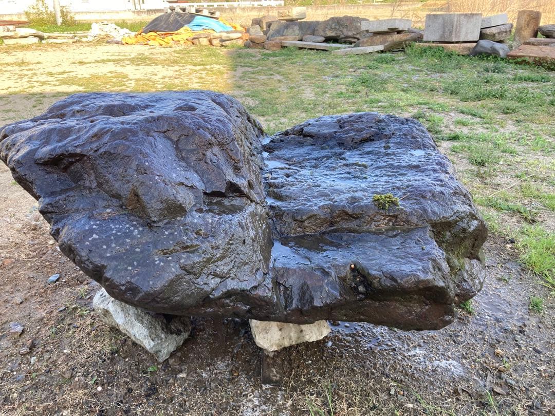 貴船石二段石　景石