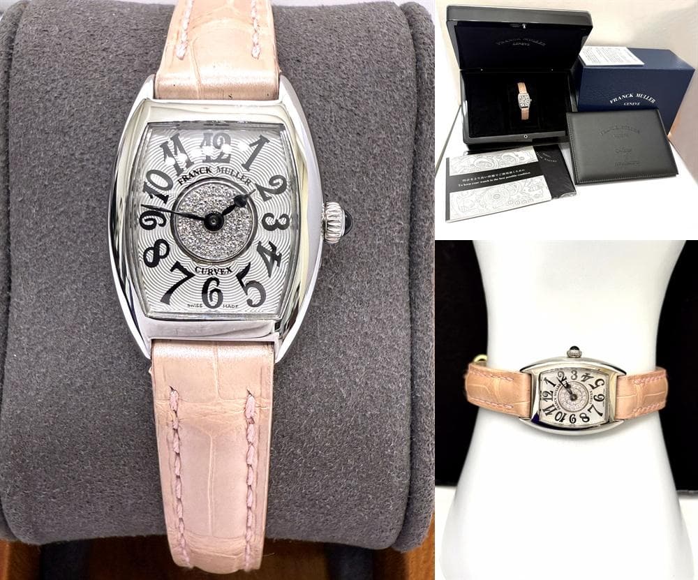 2025　国内ギャラ 完備　定価126万　フランクミュラー　プティ　ダイヤ　時計