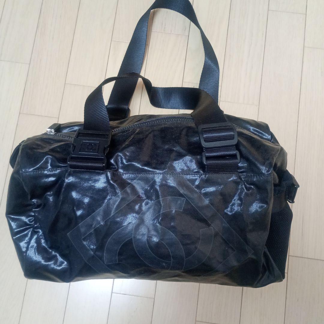 CHANEL スポーツライン ボストンバッグ ブラック