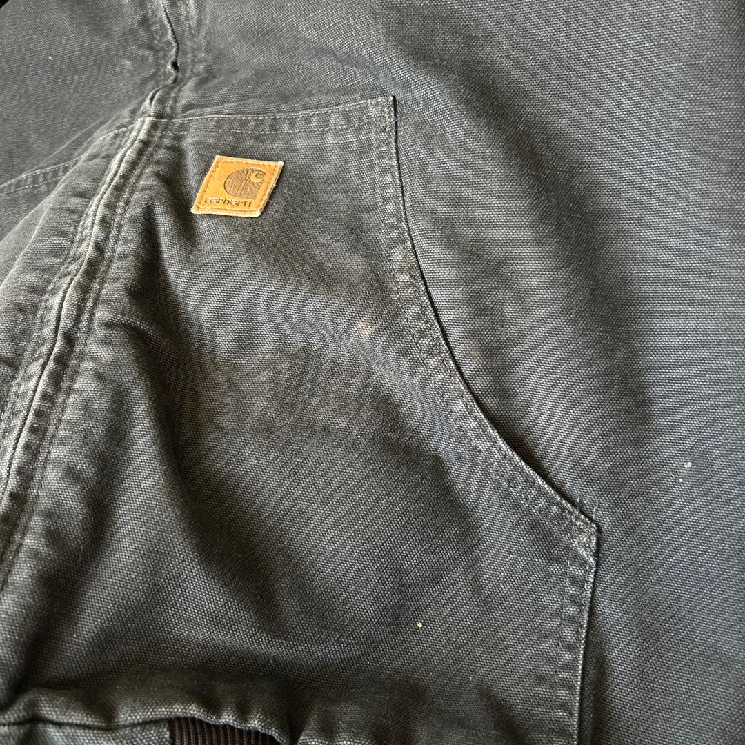 XXL Black carhartt アクティブジャケット キルティング