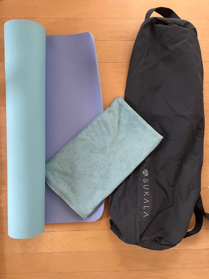 SUKALA LAVA リバーシブルヨガマット ケース ラグ 収納バックアクア